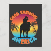 good evening america postkarte (Vorderseite)