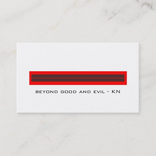 good-evil BC Visitenkarte (Vorderseite)