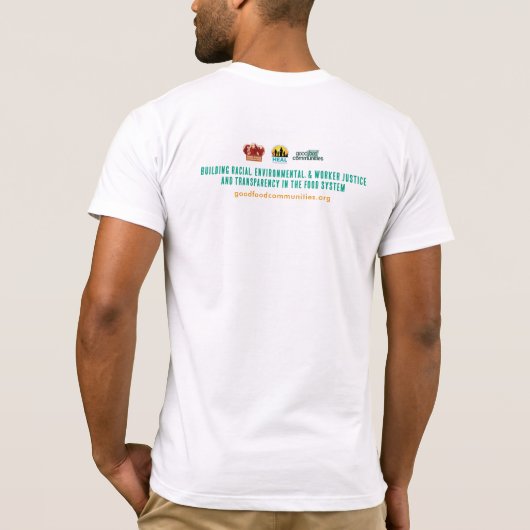 Good Food Communities T-Shirt Unisex ~SOFT (Rückseite)