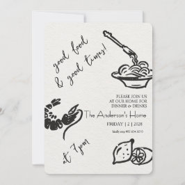 Good Food & Good Times Thanksgiving Einladung