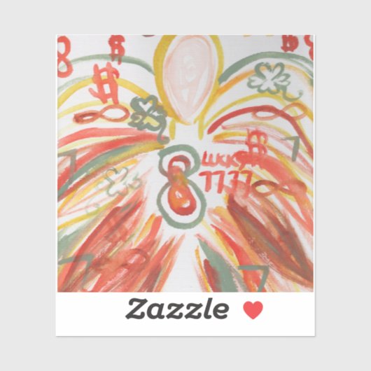 Good Fortune Angel Aufkleber (Blatt)