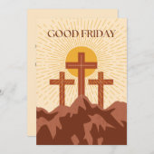 Good Friday Card Feiertagskarte (Vorne/Hinten)