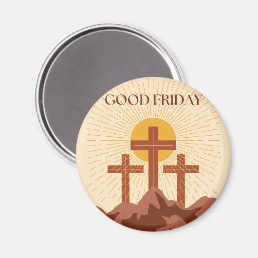 Good Friday Card Magnet (Vorderseite/Rückseite)
