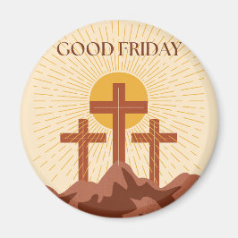 Good Friday Card Magnet