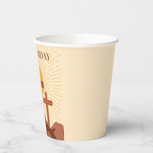 Good Friday Card Pappbecher (Links)