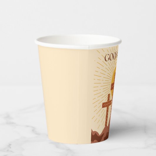 Good Friday Card Pappbecher (Rechts)