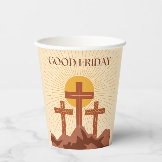 Good Friday Card Pappbecher (Vorderseite)
