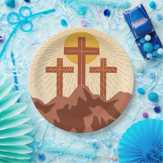 Good Friday Card Pappteller (Party)