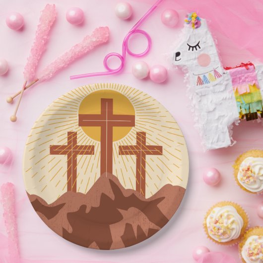 Good Friday Card Pappteller (Party)