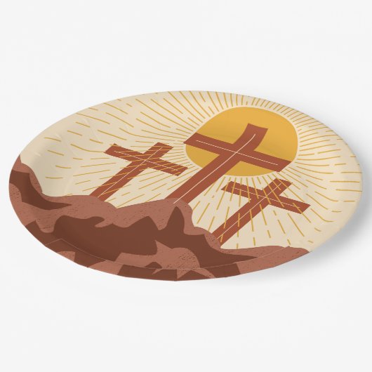 Good Friday Card Pappteller (Schrägansicht)
