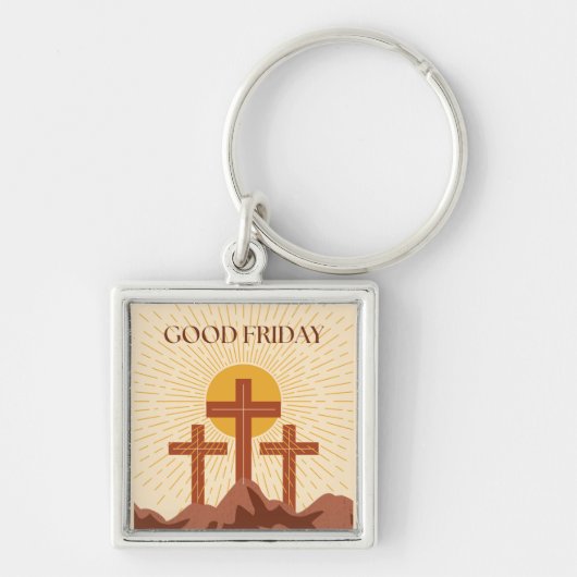 Good Friday Card Schlüsselanhänger (Vorne)