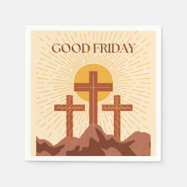 Good Friday Card Serviette