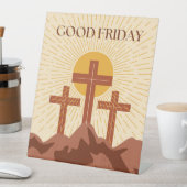Good Friday Card Sockelschild (In Situ)
