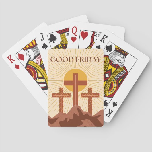 Good Friday Card Spielkarten (Rückseite)