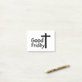 Good Friday Post-it Klebezettel (Auf Schreibtisch)