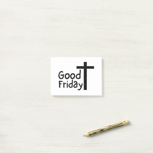 Good Friday Post-it Klebezettel (Auf Schreibtisch)