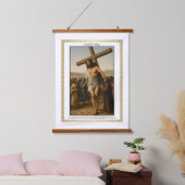 Good Friday Scriptural Tapestries Wandteppich Mit Holzrahmen (Schlafzimmer)