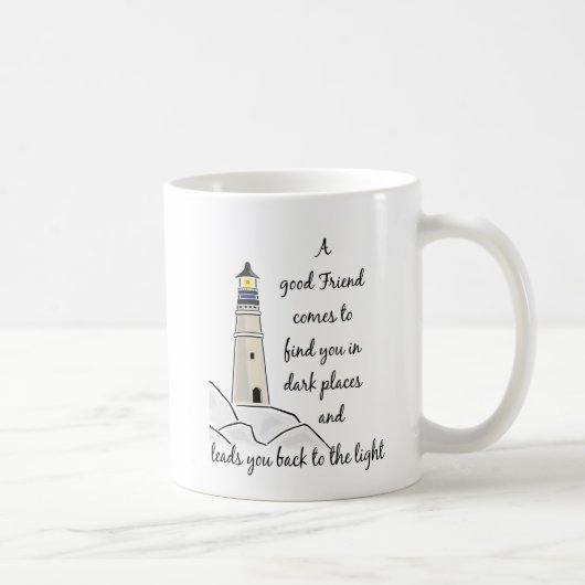 Good Friend Inspiration Zitat Kaffeetasse (Rechts)