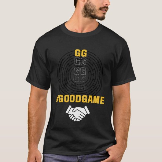 Good Game GG Gamer Gaming T-Shirt (Vorderseite)