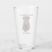 Good Girl Chocolate Lab Glas (Rückseite)