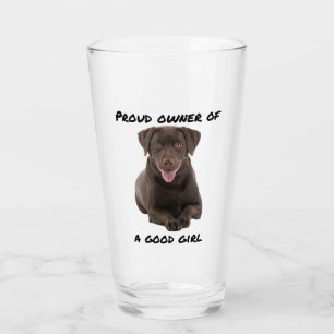 Good Girl Chocolate Lab Glas