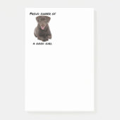 Good Girl Chocolate Lab Post-it Klebezettel (Vorderseite)