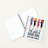 Good Girl Fashion Cartoon Notebook Notizblock (Innenseite)