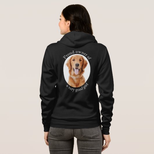 Good Girl Golden Hoodie (Schwarz voll)