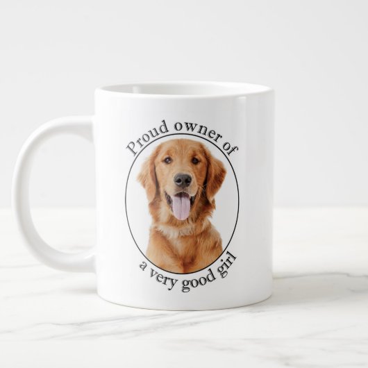 Good Girl Golden Jumbo-Tasse (Links)