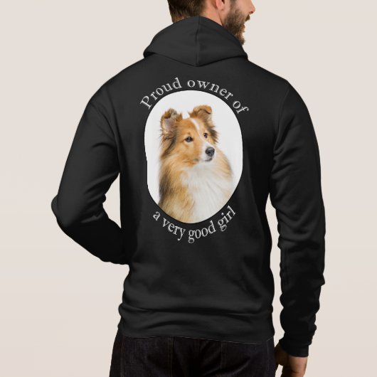 Good Girl Sheltie Hoodie (Rückseite)