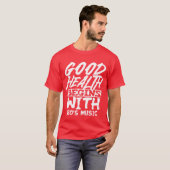 Good Health Begins With 80s Music family T-Shirt (Vorne ganz)