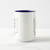 Good Health Bindrune & Personalisiert Name - KARL Tasse (Zentrum)