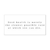 GOOD HEALTH GUMMISTEMPEL (Prägung)