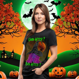 Good Hexe Bad Witch Halloween-Party T-Shirt