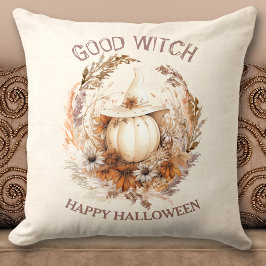 Good Hexe Halloween Boho Pumpkin Pillow Kissen