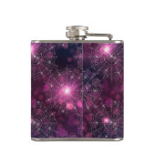 Good Hexe Halloween Name auf 6oz Vinyl Wrapped Flachmann (Rückseite)