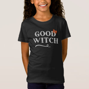 Good Hexe - niedlicher Orangenbogen, schwarzer T - T-Shirt