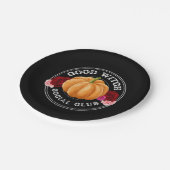 Good Hexe Social Club Halloween Pappteller (Schrägansicht)