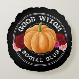 Good Hexe Social Club Halloween Rundes Kissen
