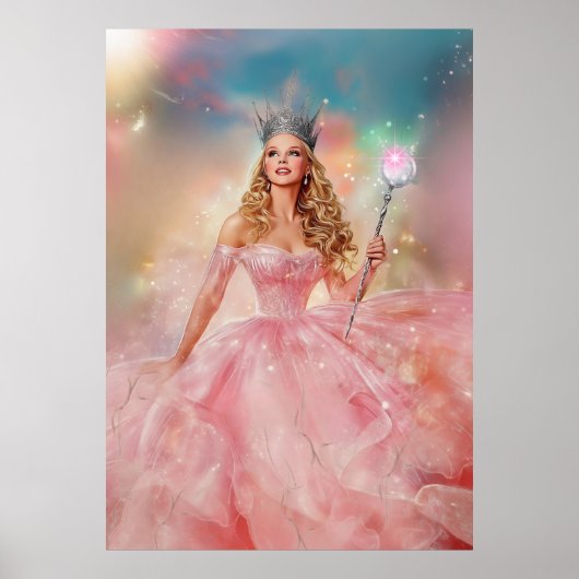 Good Hexe Wall Art - Zauberer von Oz Inspiriert Pr Poster (Vorne)