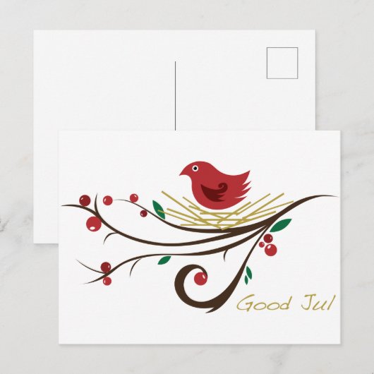 Good Jul Postkarte (Vorne/Hinten)