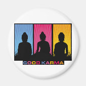 Good Karma Buddhas Magnet (Vorne)