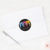 Good Karma Buddhas Runder Aufkleber (Umschlag)