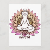 Good Karma Postkarte (Vorderseite)