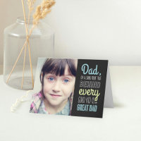 Good Kid Great Vater Vathage Day Foto Card