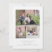 Good List Funny Foto Holiday Card und Collage (Rückseite)