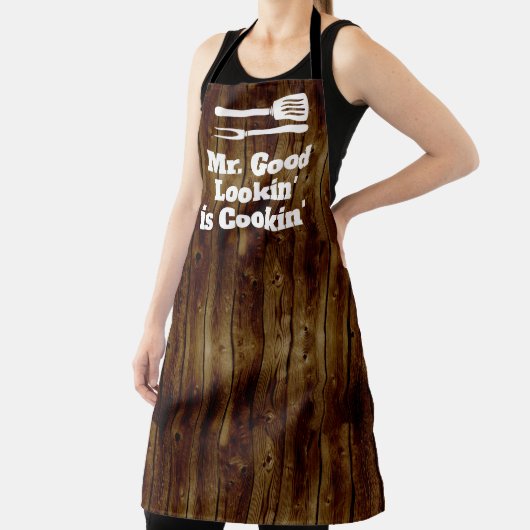 Good Lookin is Cookin Funny GRILLEN Rustikaler Koc Schürze (InSitu)