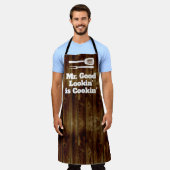 Good Lookin is Cookin Funny GRILLEN Rustikaler Koc Schürze (Getragen)