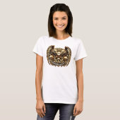Good Luck 2025 Doppeladler Totenkopf Gold T-Shirt (Vorne ganz)