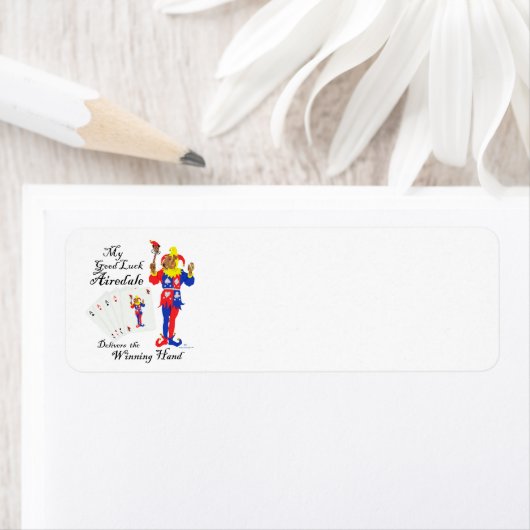 Good Luck Airedale Terrier (Insitu)